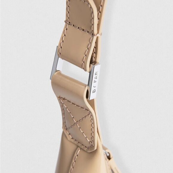 NEW By Far AMBER KRAFT SEMI PATENT LEATHER - Picture 6 of 11